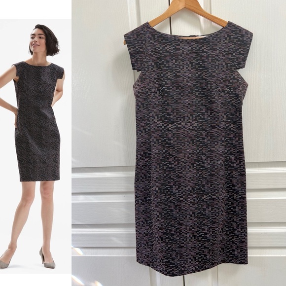 MM. LaFleur Sarah Dress in Dash Jacquard 8 - Picture 1 of 8